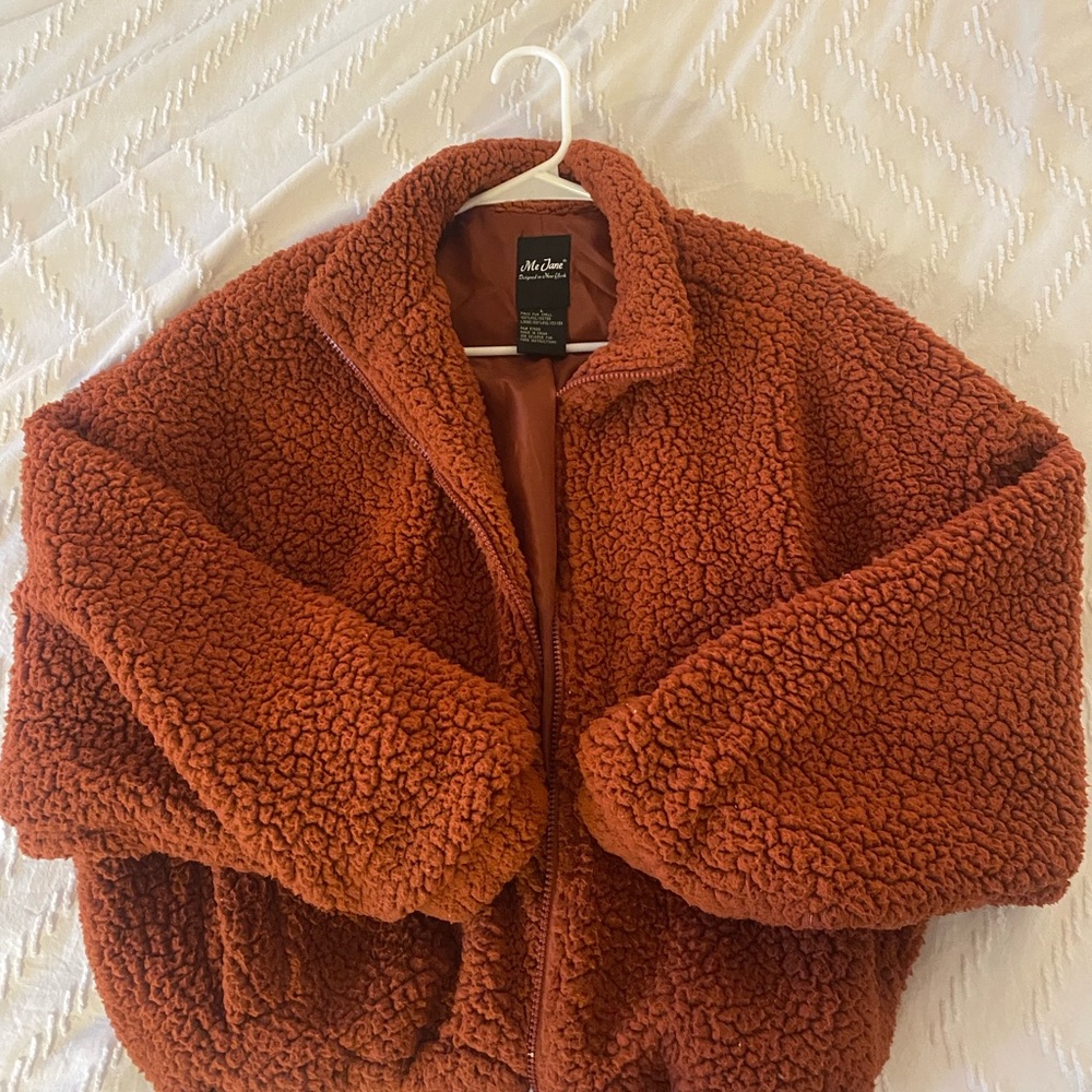 Rusty Red Soft Comfy Sherpa , L - image 2